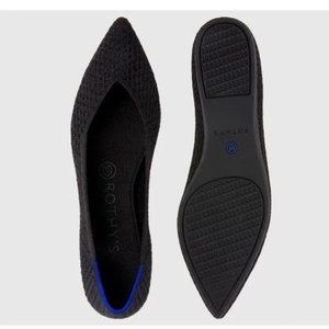 Rothy's The Point Flats Washable Slip On Shoes Salt Honey comb Size 10